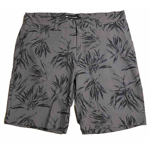 $90 Travis Matthews grey tropical short size 38 - Picture 1 of 5